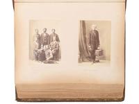 [EARLY PHOTOGRAPHY - AFRICAN AMERICANA]. Yale College, 1872 . Album containing photographs of faculty, students, and staff, highlighted by 5 portraits of African American subjects.