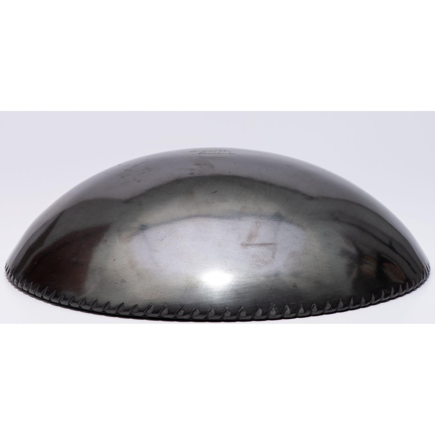 Blackware Pottery Plate
