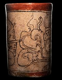 A Maya Codex Style Cylinder Vessel
