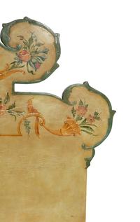A Pair of Venetian Style Painted Headboards