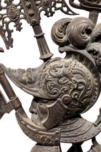 A Cast Iron or Bronze Armor Trophy Ornament