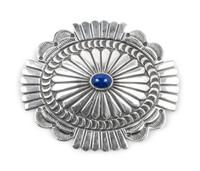 Silver and Lapis Lazuli Pin