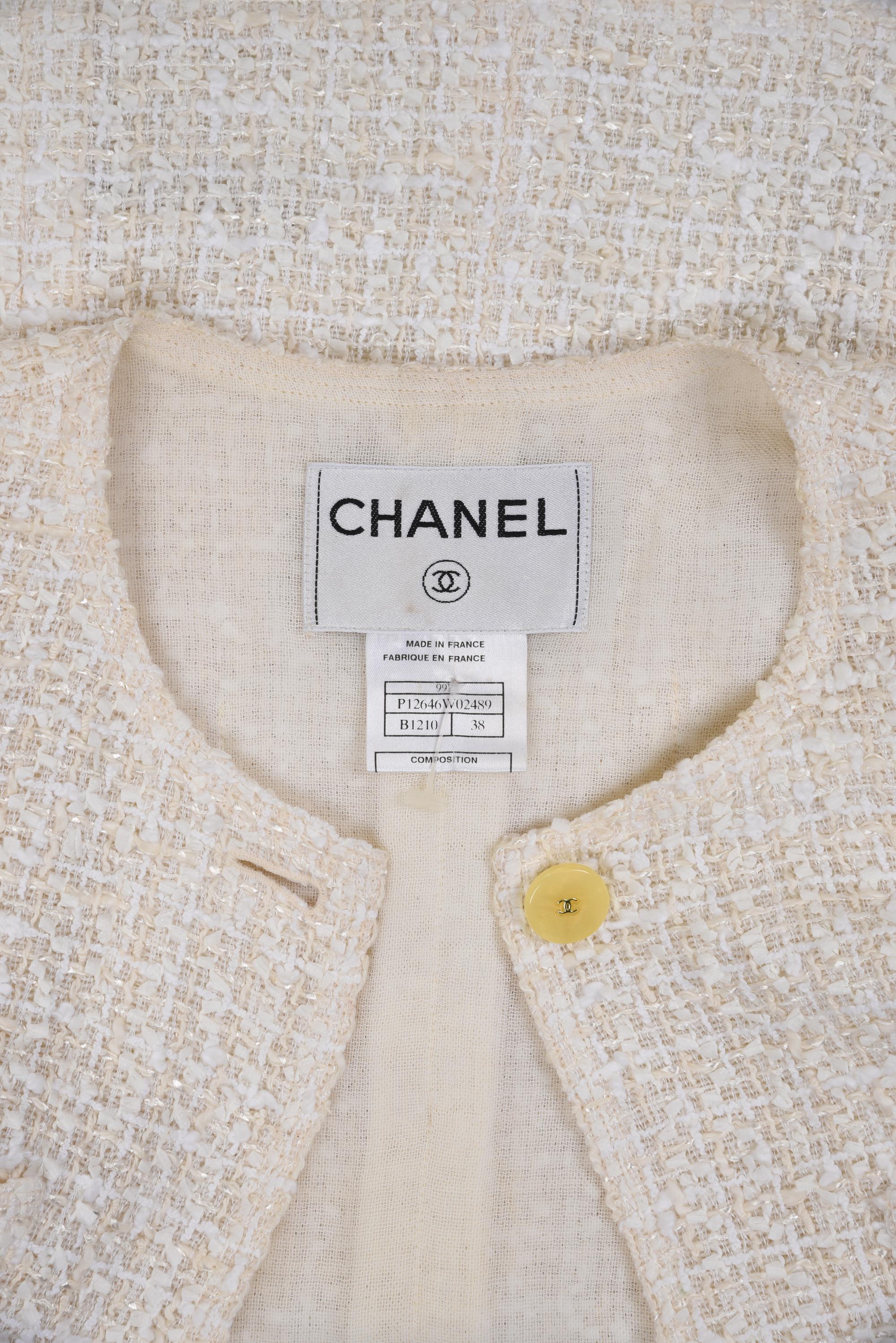 Chanel Tweed Vest and Velvet Skirt, Fall 1996-Spring 1999