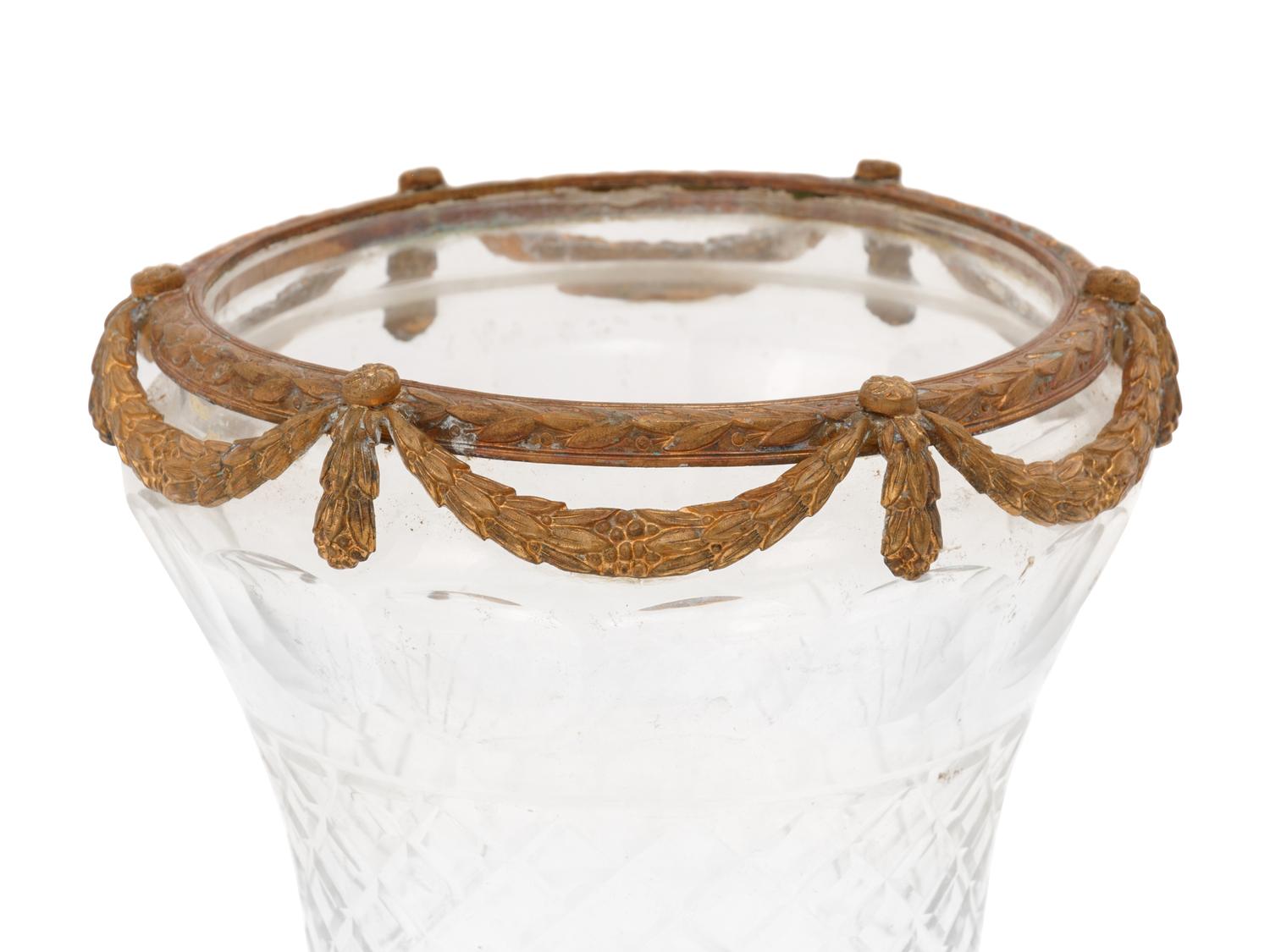 Three Continental Glass Vases