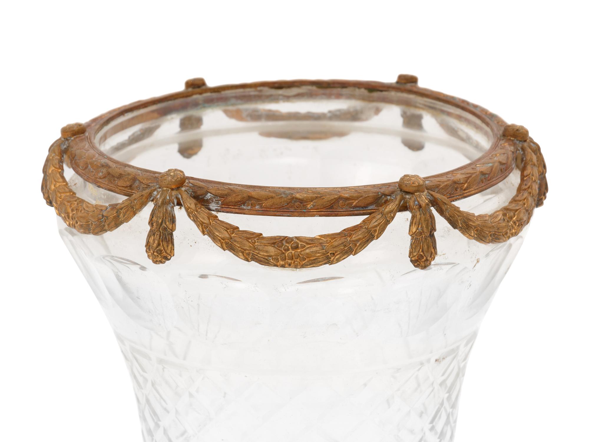 Three Continental Glass Vases