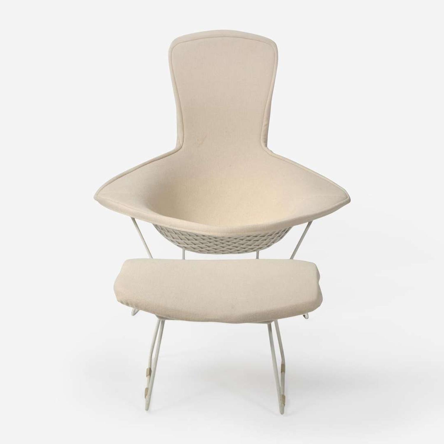 Harry Bertoia (American, 1915-1978) "Bird" Lounge Chair and Ottoman, Knoll Associates, USA, designed 1952, the present lot circa 1960s