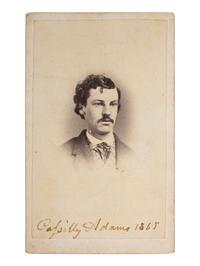 [ARTISTS]. M'CORD, D. A., photog. CDV of Cassilly Adams, painter of Custer's Last Fight .