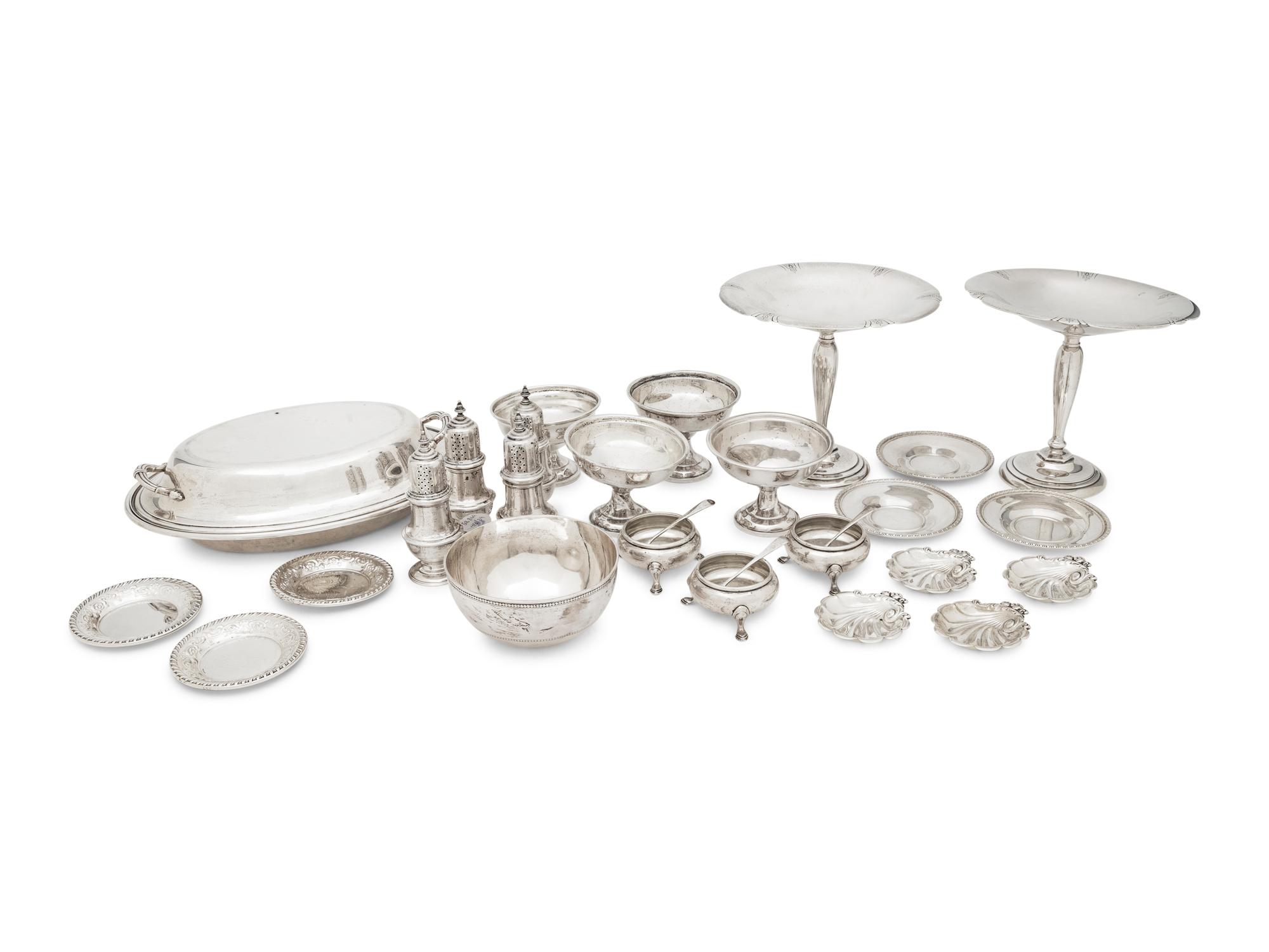 A Group of American Silver Table Articles