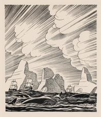 Eight Illustrations for Melville's Moby Dick , or The Whale