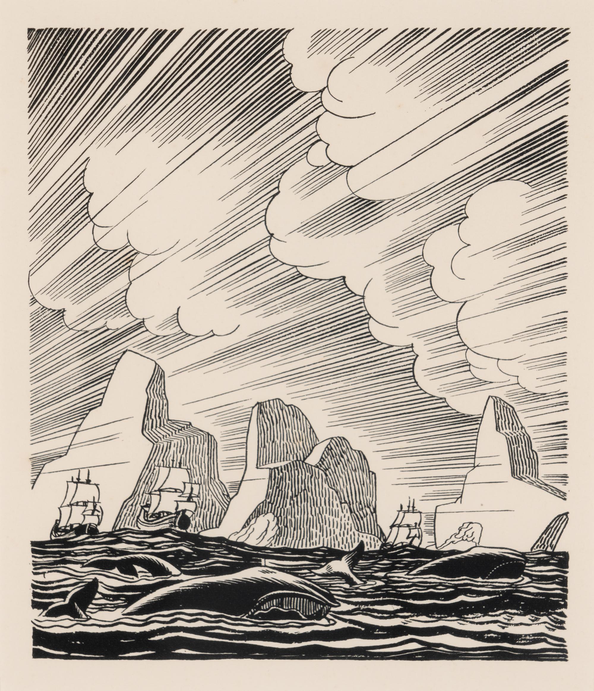 Eight Illustrations for Melville's Moby Dick , or The Whale