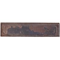 A Louis Sullivan Designed Elevator Door Kick Plate from the Chicago Stock Exchange 40.5" W x 1" D x 9.5" H — United States, 1893