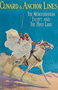 A Vintage Travel Poster Sheet: 25 x 16 1/2 inches.