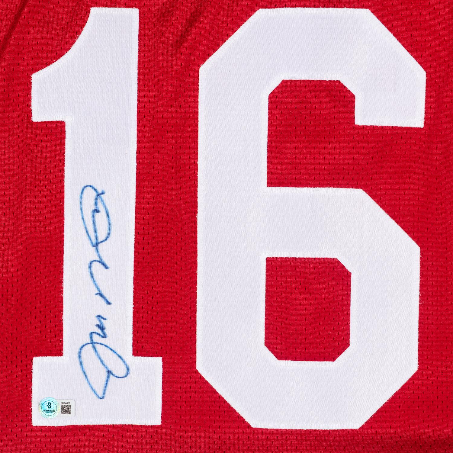 A Joe Montana Signed Autograph San Francisco 49ers Jersey