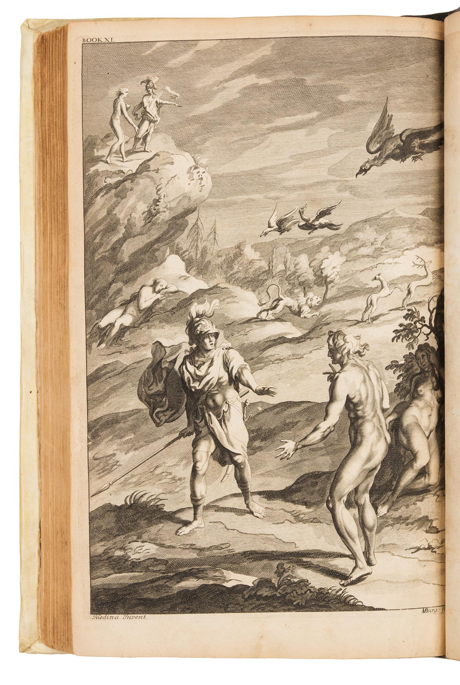 MILTON, John (1608-1674). Paradise Lost: A Poem in Twelve Books. London: Miles Flesher for Richard Bently, 1688.
