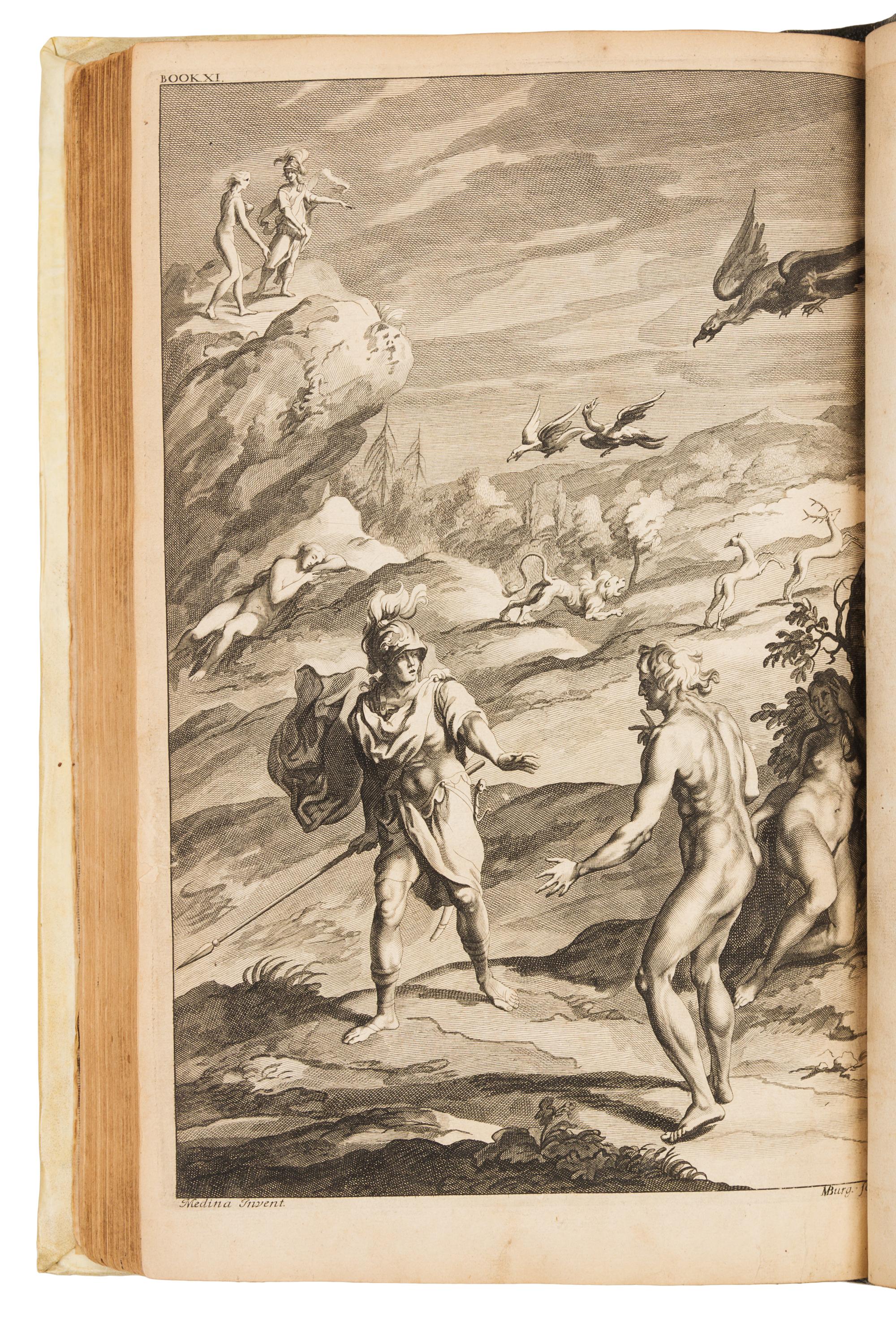 MILTON, John (1608-1674). Paradise Lost: A Poem in Twelve Books. London: Miles Flesher for Richard Bently, 1688.