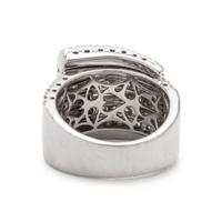 DIAMOND BUCKLE MOTIF RING