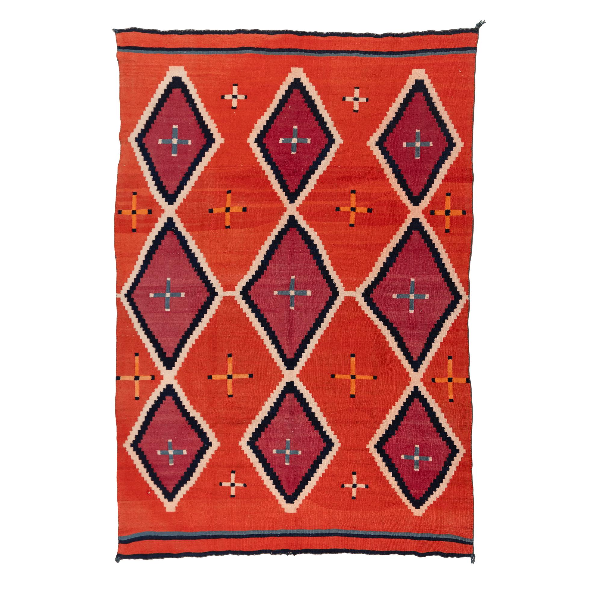 Navajo Transitional Late Classic Serape [Rug]