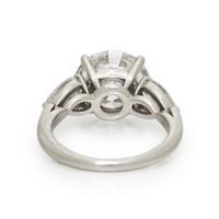 TIFFANY & CO., DIAMOND AND PLATINUM RING