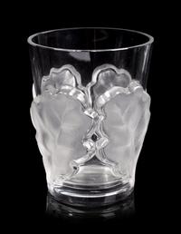 A Lalique Chêne Pitcher and Twelve Tumblers