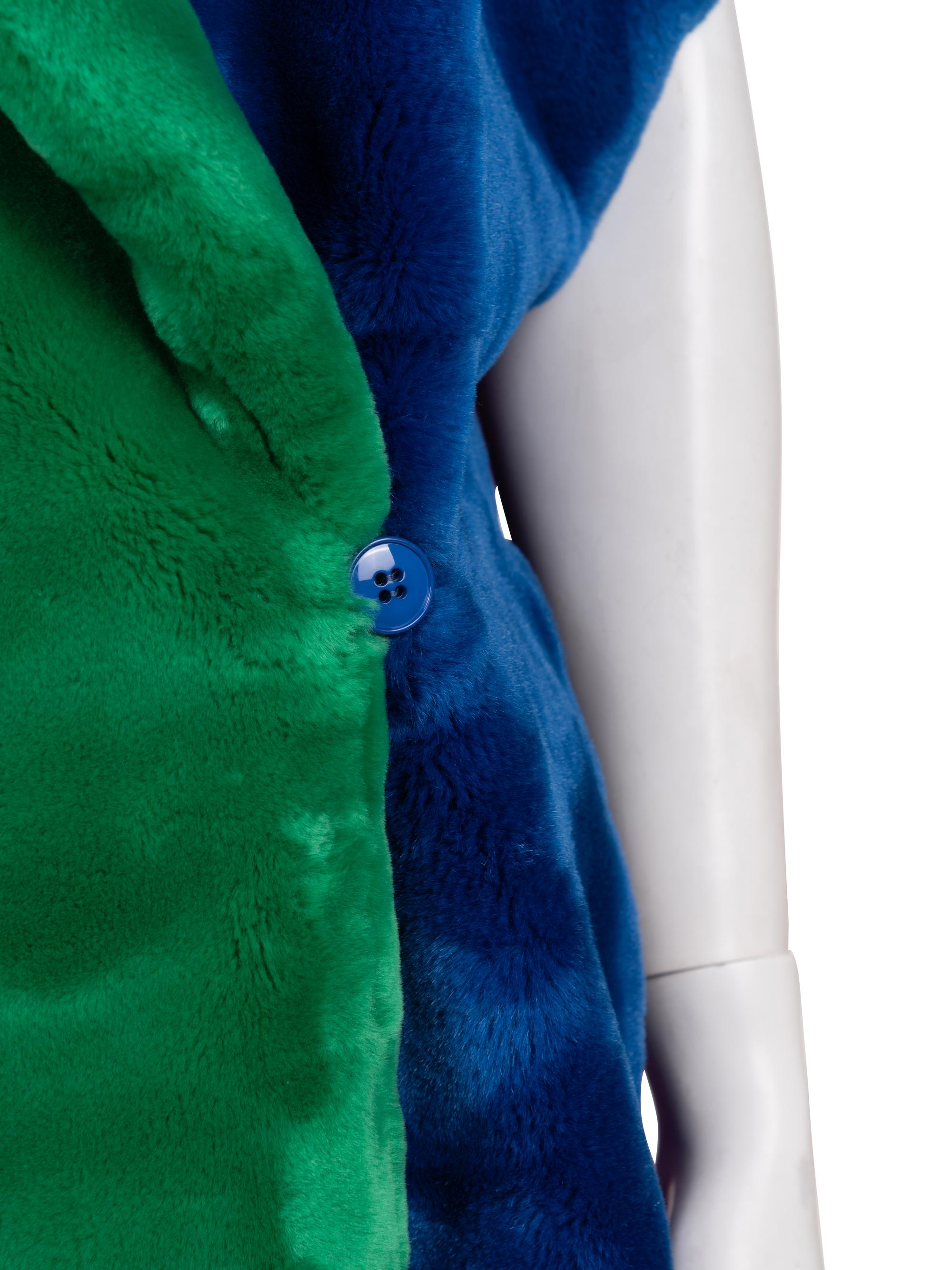 Two Jean de Castelbajac Plush Coats, 1990s