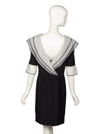 Chanel, Organza-Trimmed Cocktail Dress