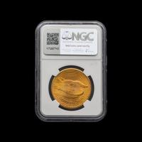A 1927 Saint Gaudens $20 Gold Coin [NGC MS67]