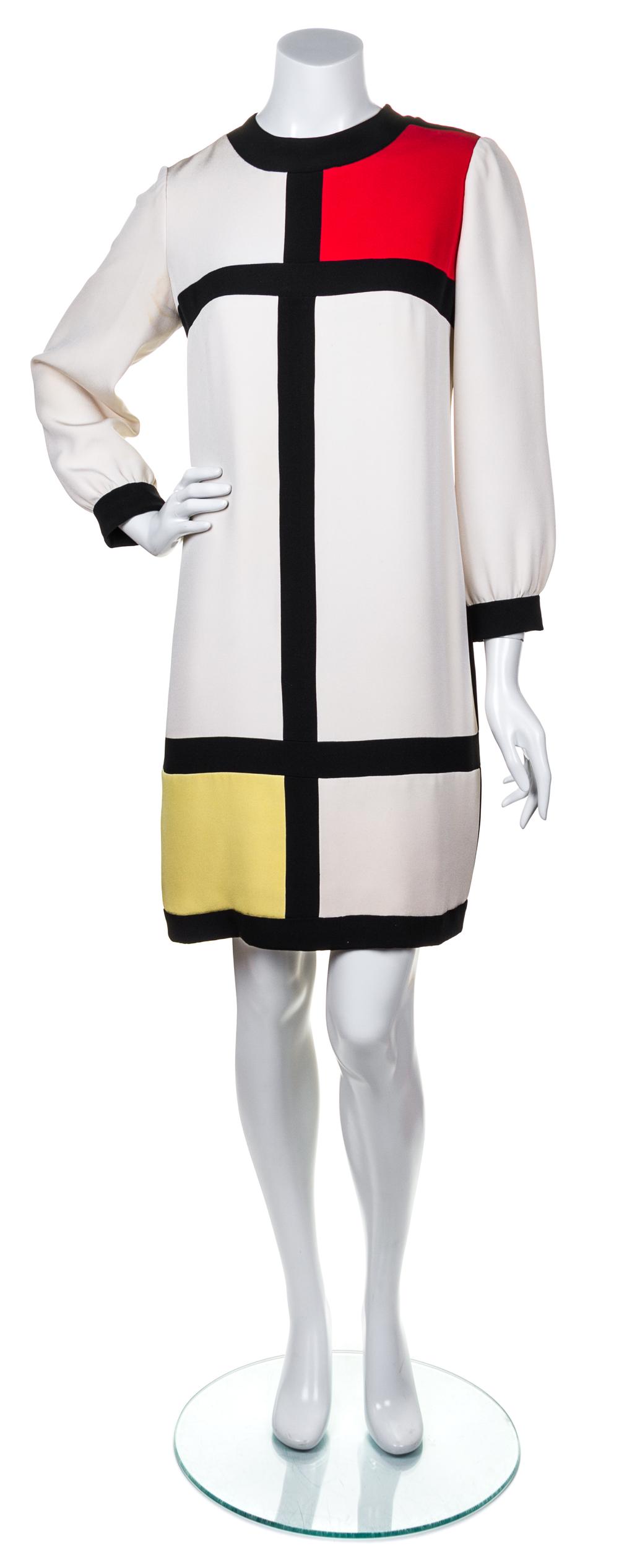 An Yves Saint Laurent Mondrian Dress,