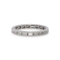 PLATINUM AND DIAMOND ETERNITY BAND