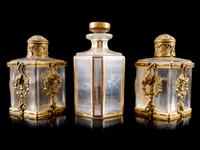Three French Scent Bottles