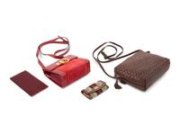 Four Designer Bags and Wallets: One Ferragamo, One Bottega Veneta, Two Gucci