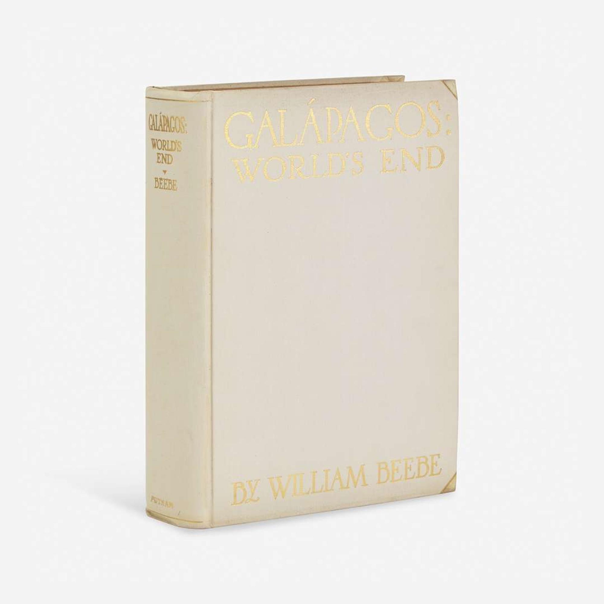 [Science, Medicine & Mathematics] Beebe, (Charles) William "Galapagos: World's End" and 3 Other Titles