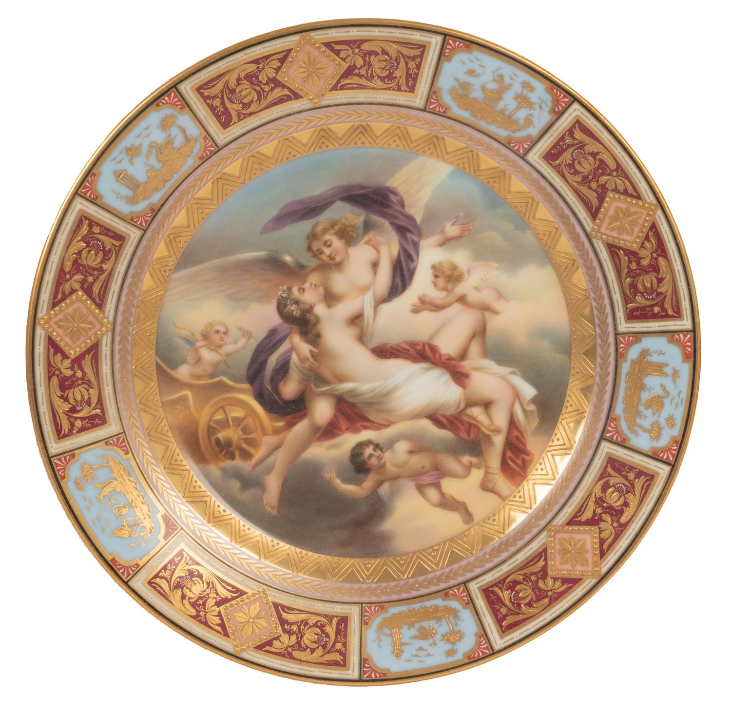 A Vienna Porcelain Cabinet Plate