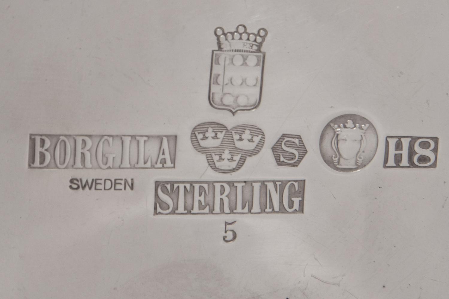 A Swedish Silver Vase