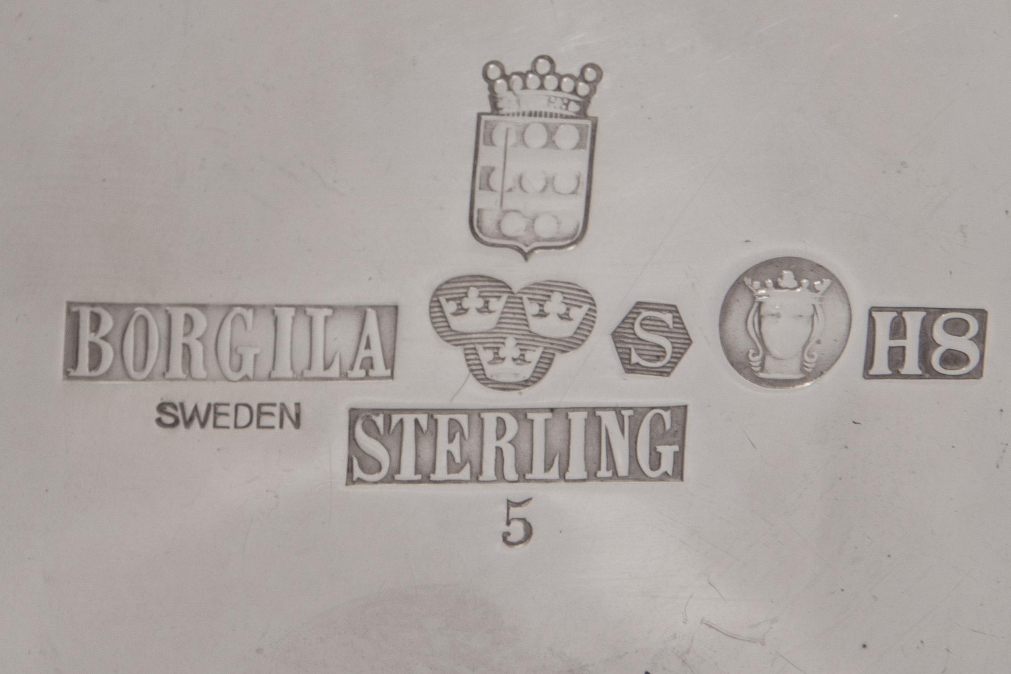 A Swedish Silver Vase