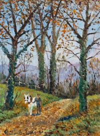 Paul-Émile Pissarro (French, 1884-1972) — Le Cheval Blanc , c. 1972