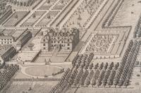 A Set of Ten Topographical Engravings in Giltwood Frames