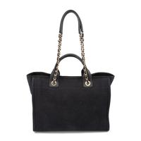 CHANEL, BLACK CAMBON SHOPPING BAG