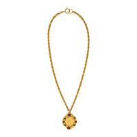 Chanel, Pâte de Verre-Studded Pendant Necklace