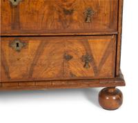 A George II Walnut Chest of Drawers