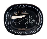 Corrida sur fond noir (A.R. 198), 1953