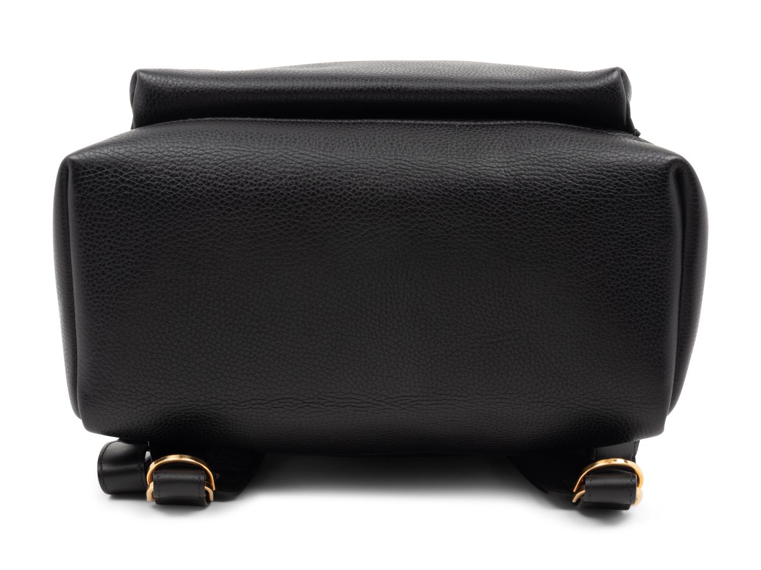 Tom Ford Buckley Backpack in Black Full Grain Leather, 2014