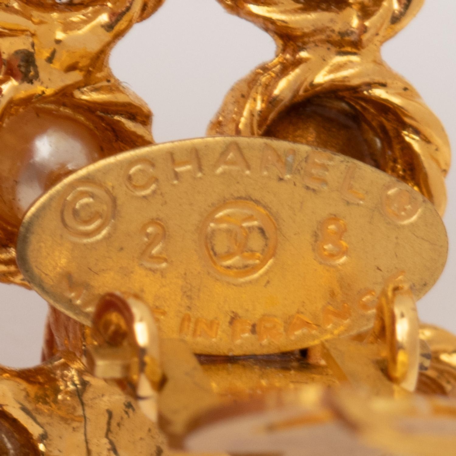 Chanel, CC Ear Clips