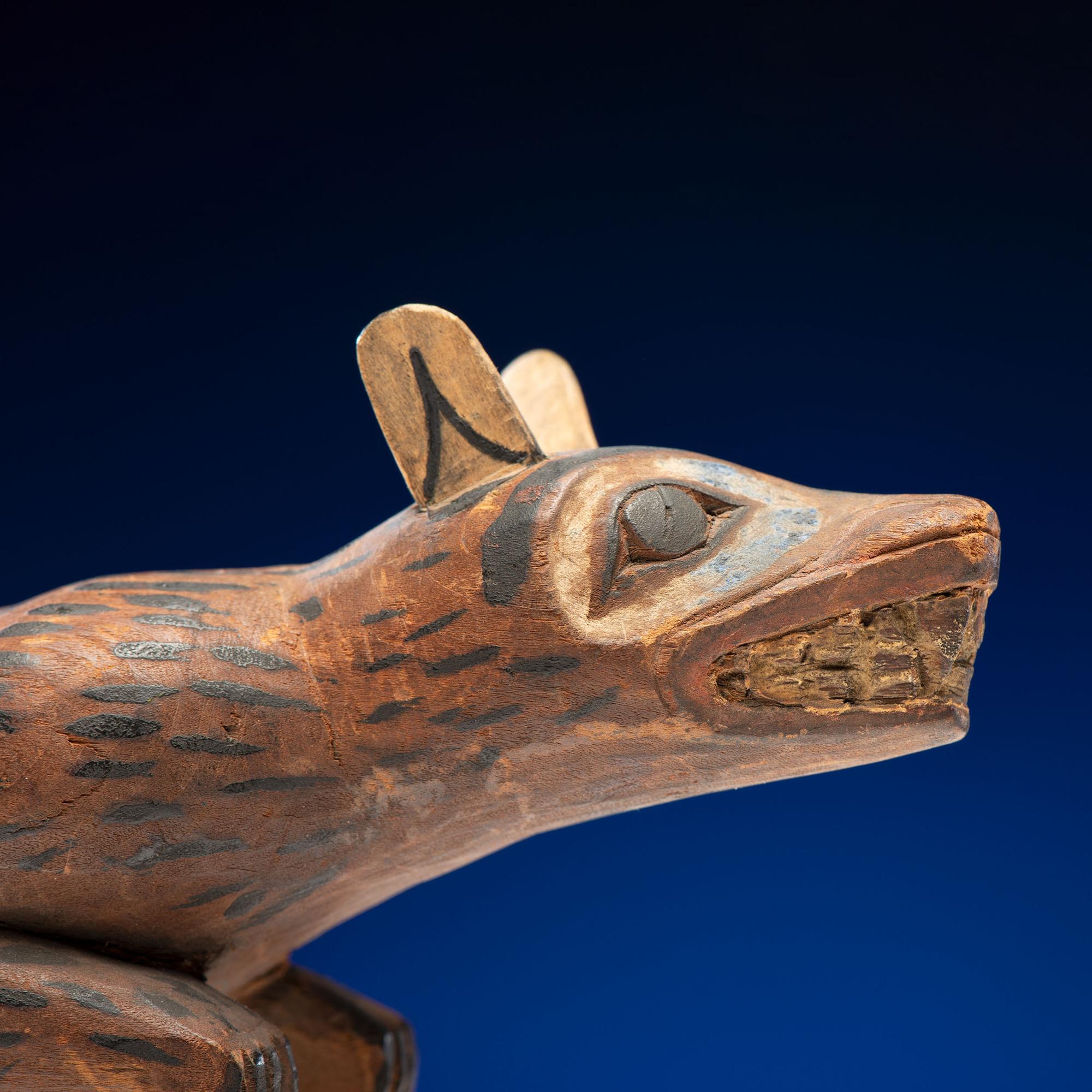 Tlingit Wolf Carving