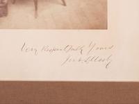 [CIVIL WAR]. MOSBY, John Singleton (1833-1916). Signed large format albumen photograph ("Jno. S. Mosby"). Baltimore, MD: Bendann Brothers, ca 1864 or after.