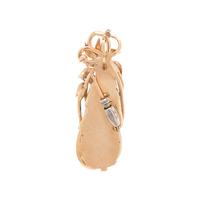 OPAL AND DIAMOND PENDANT/BROOCH