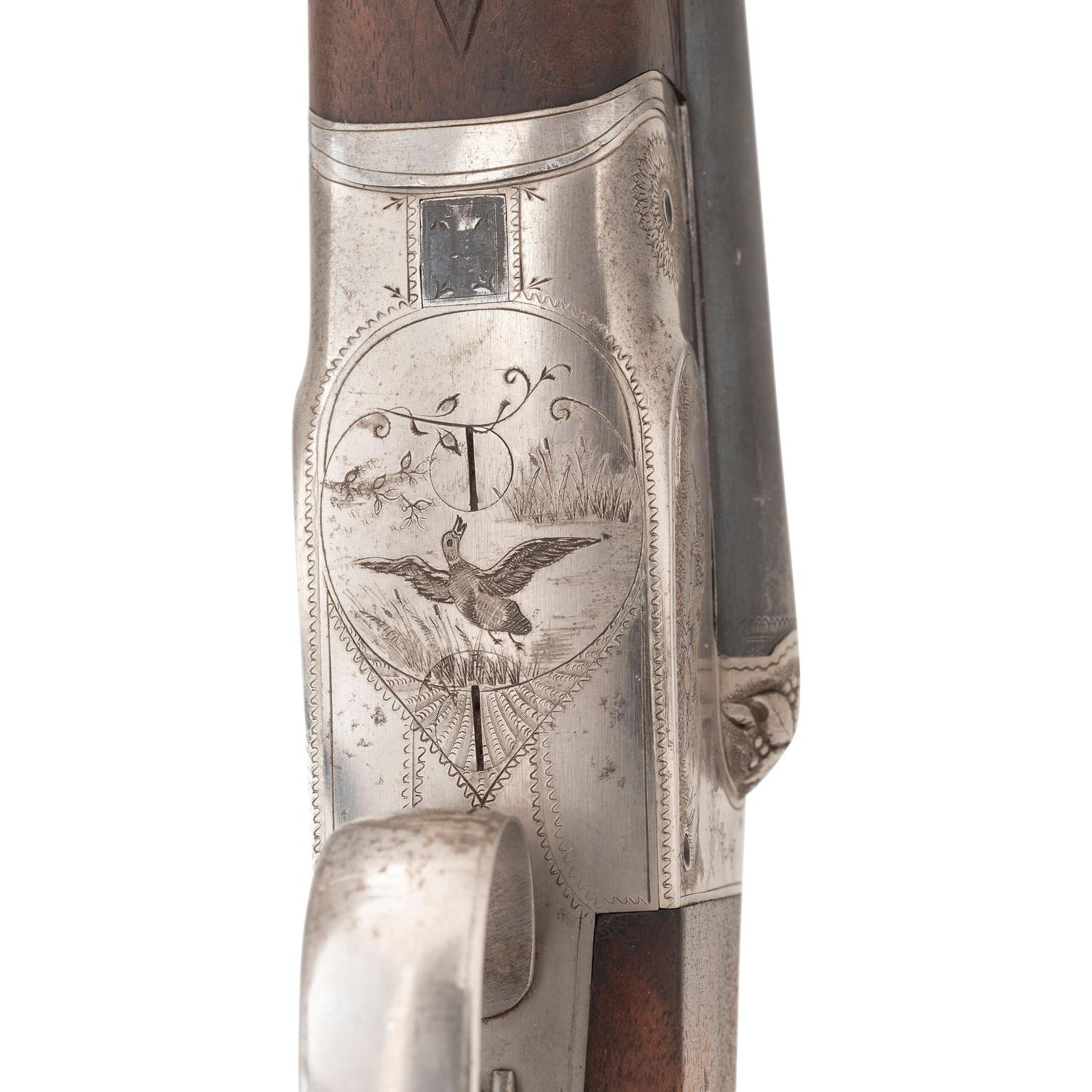 ** French Guild SxS 16ga. Shotgun with Travel Case