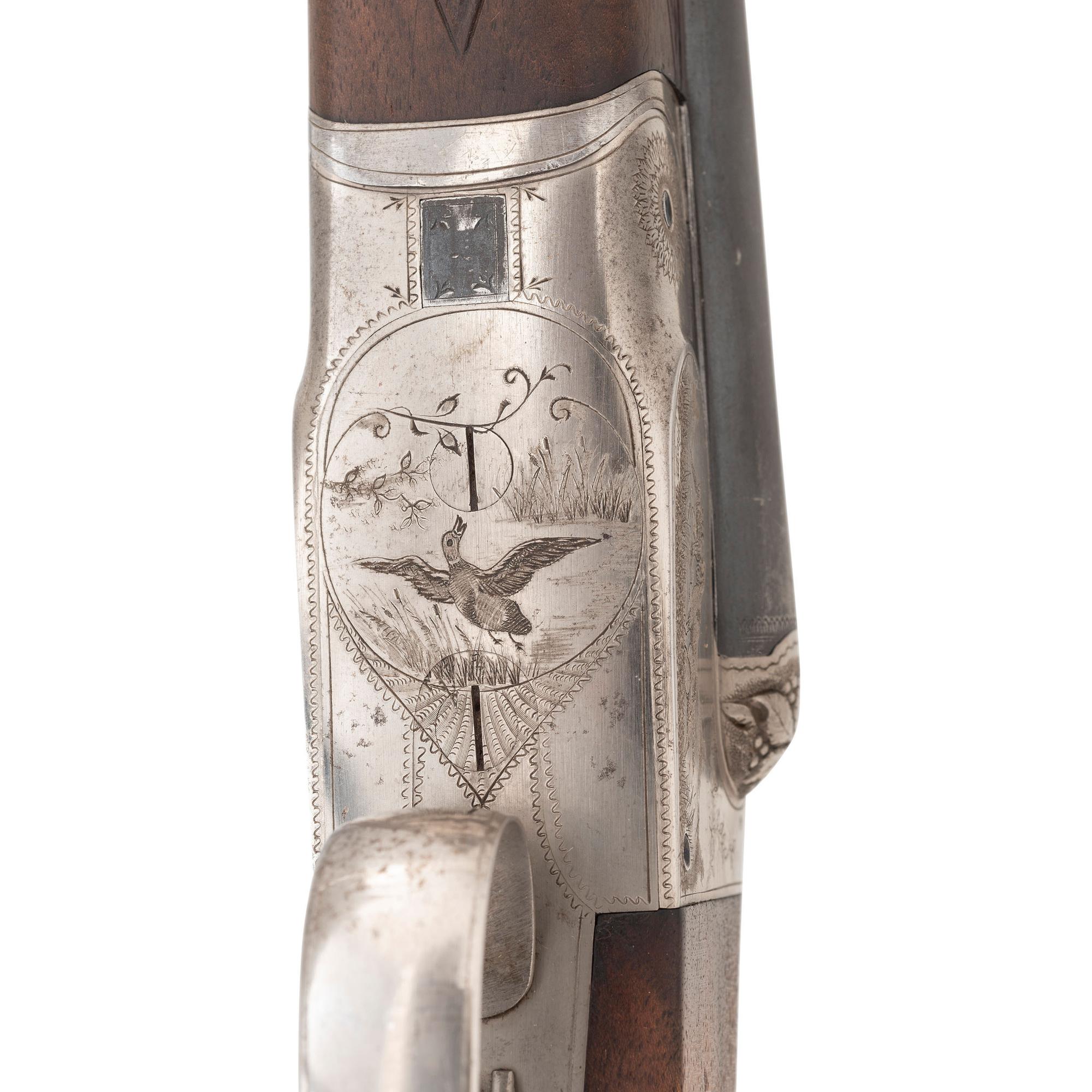 ** French Guild SxS 16ga. Shotgun with Travel Case