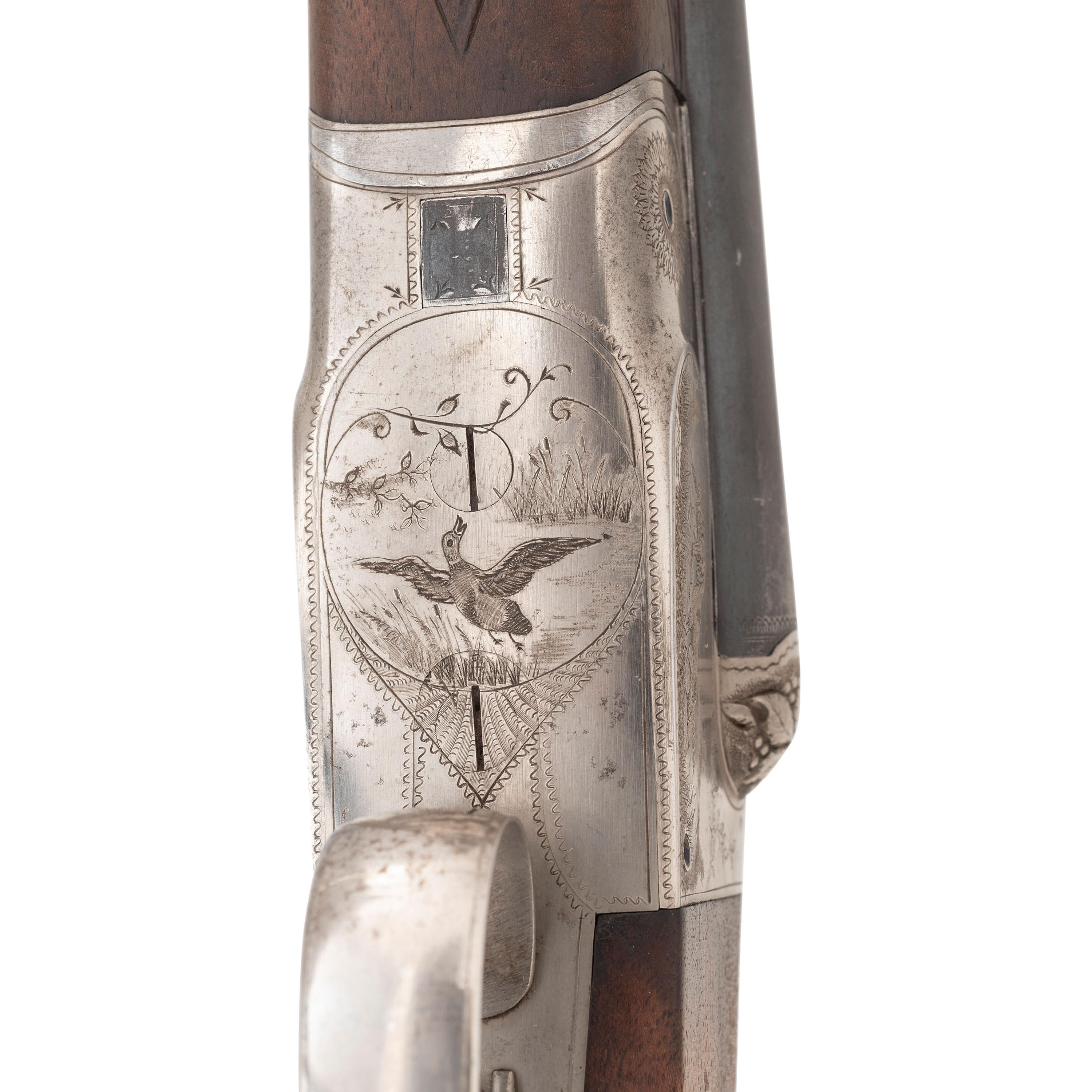 ** French Guild SxS 16ga. Shotgun with Travel Case