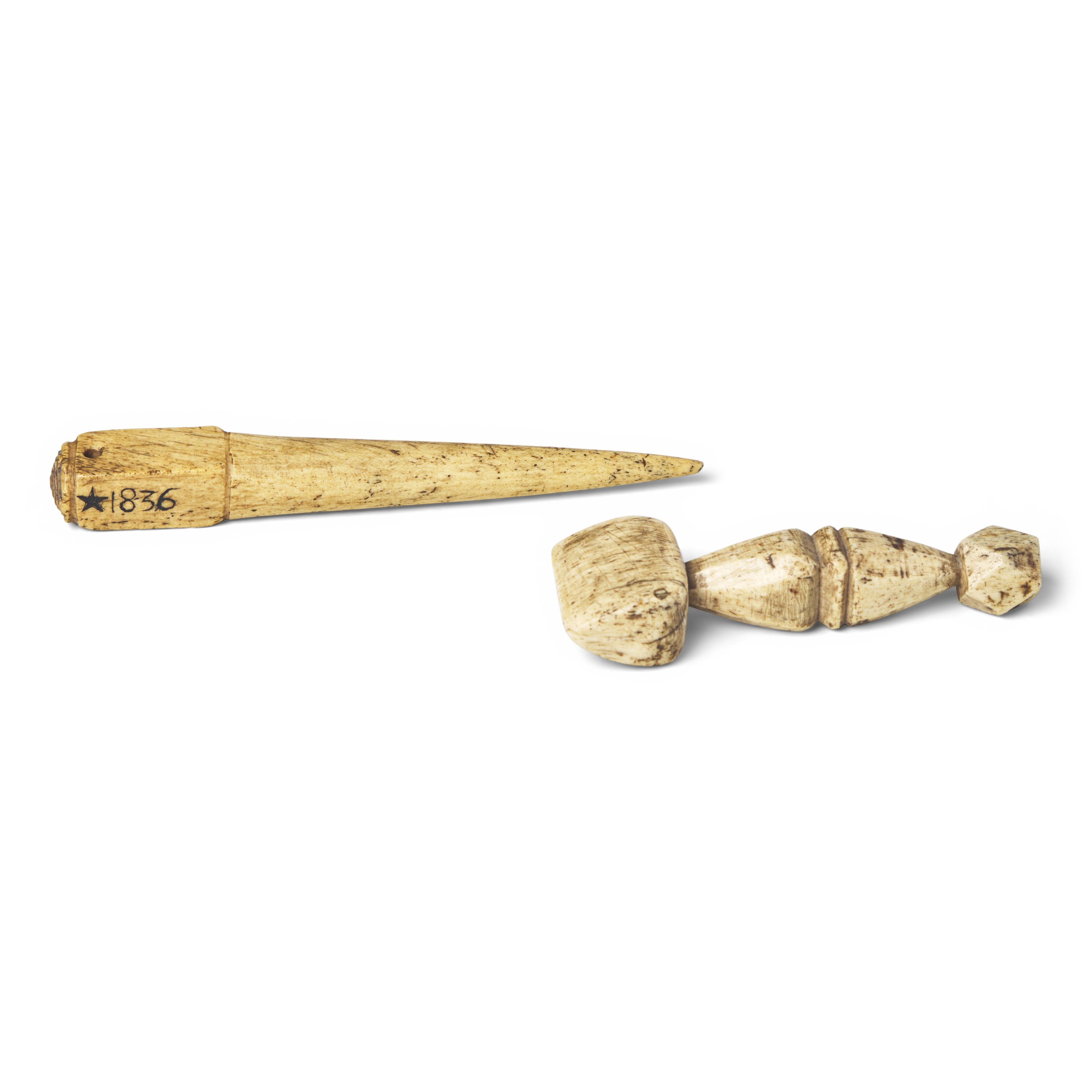Two Sailor-Carved Tools