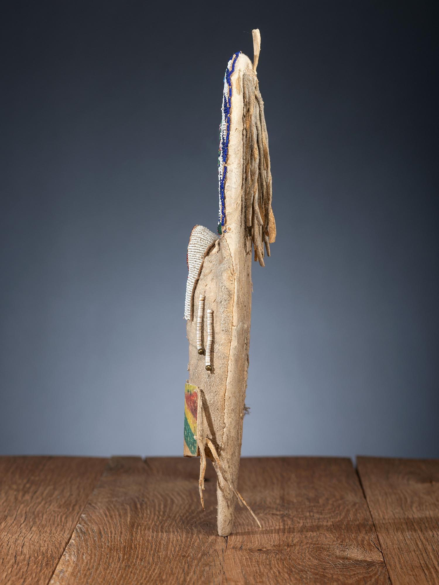 Shoshone Beaded Hide Toy Cradle